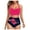 Hot Pink, variant on Girls Swimsuits Size 6 Womens Two Piece Swimsuits Halter Wrap Front Bikini High Waisted Bottoms Tummy Control Bathing Suits Vintage Print Swimwear Army Green XXL