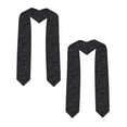 thumbnail image 2 of Haiem Spider Web Black Pattern Graduation Stole 2024 | Premium Satin Sash for Graduation Ceremony, 2 of 7