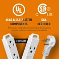 thumbnail image 4 of Cable de extensión Bindmaster de 3 salidas, 7,6 m, para interiores, con certificación UL, 4 of 5