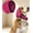 pink, variant on ZooWhale Comfortable Breathable Polyester Dog Wig, Pink, L