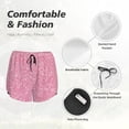 thumbnail image 6 of Fotbe Glitter Womens High Waist Running Shorts Athletic Workout Quick Dry Shorts for Women with Pockets Gym Yoga Summer Shorts-Large, 6 of 9