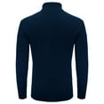 thumbnail image 3 of Yuemengxuan Men Solid Color Knitted Sweater, Long Sleeve Turtleneck Pullover for Winter, Fall, 3 of 6