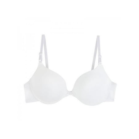 

Womens Front Zipper Full Cup Padded T-Shirt Bra Style Push Up Bra Plus Size