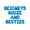 Blue, variant on Letter Balloons - BEIGNETS BOOZE AND BESTIES 16" Inch Alphabet Letters Foil Mylar Balloon Bachelorette or Bridal Shower Party Banner (Pink)