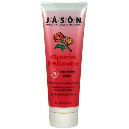 Jason Hand and Body Lotion Glycerine and Rosewater - 8 fl oz
