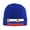 Blue, variant on Russian-Flag Winter Beanie Hats for Men Women Warm Cozy Knitted Cuffed Skull Cap Black