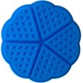 thumbnail image 4 of Bandeja para hornear panecillos de 12 tazas, cupcake, cupcake, utensilios para hornear de acero de hadas (1p, azul, 5 moldes de flores, bandeja de waffle de silicona) Feliz Sencillez, 4 of 5