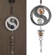 thumbnail image 1 of Carillones de viento Taichi, carillón de viento giratorio de Metal con bola de espejo de acero inoxidable, 1 of 5