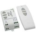 thumbnail image 1 of -T02 Interruptor de control remoto inalámbrico para motor de CA de 220 V, controlador de motor tubular de arriba a abajo, parada y avance y retroceso, color blanco, 1 of 5