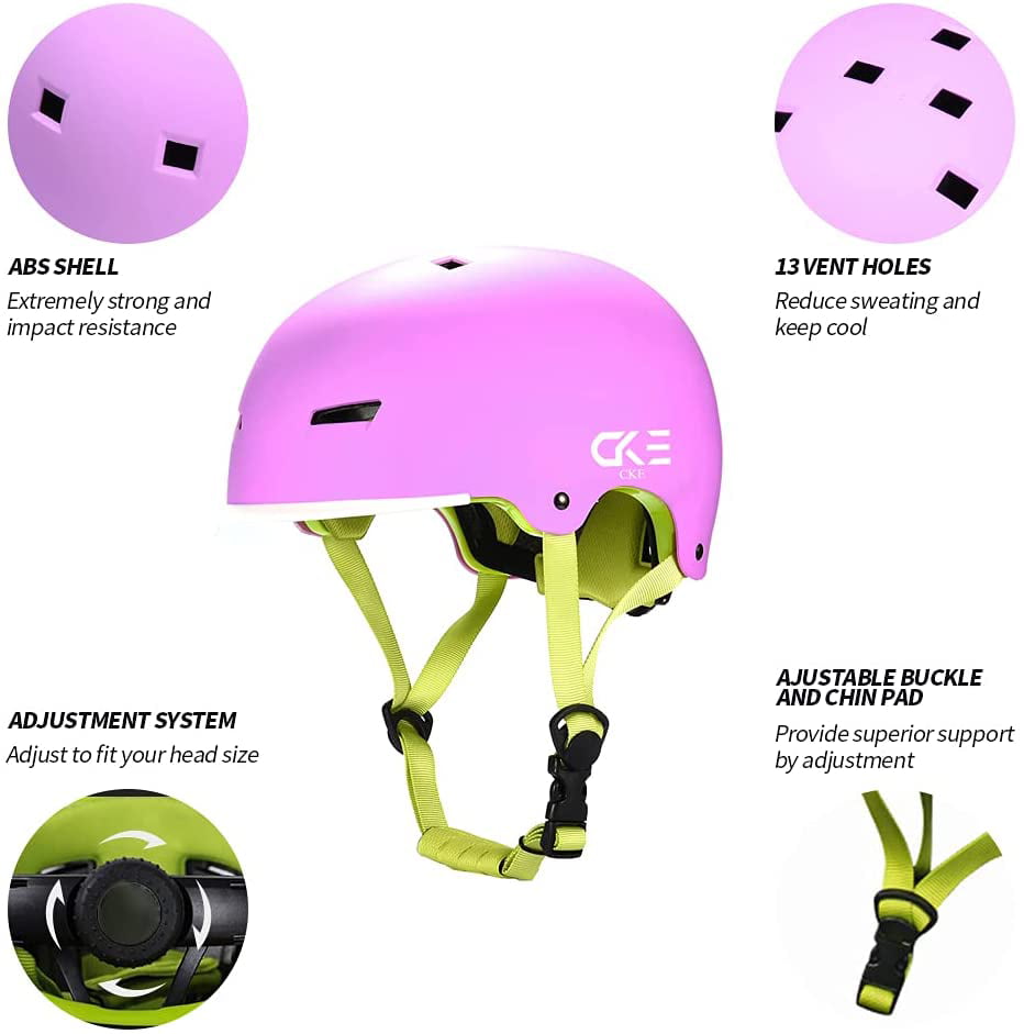 5 Colors BURSUN Kids Bike Helmet Ventilation & Adjustable Toddler Helmet for Ages 3-8 Kids Boys Girls Multi-Sport Helmet for Bicycle Skate Scooter 
