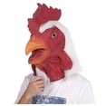thumbnail image 2 of Masilla de cabeza de animal Lubber Rooster para cosplay de disfraz de Halloweem (rojo) Lubber Ver descripción, 2 of 2