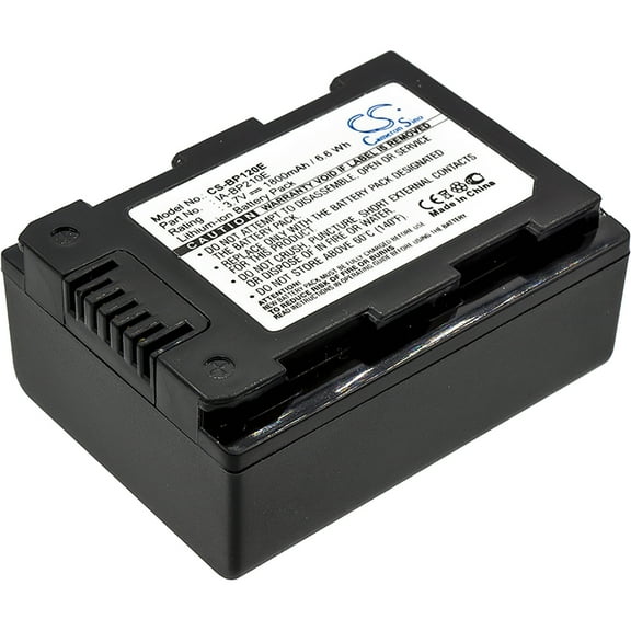 Battery for Samsung HMX-H200 HMX-S10 HMX-S15 HMX-S16 SMX-F40 SMX-F44 IA-BP210E