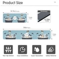 thumbnail image 3 of Yayeee Faucet Mat for Kitchen Sink 30" Diatomite Long Splash Guard Pad, Pirate Animals, 2 Pack, 3 of 7