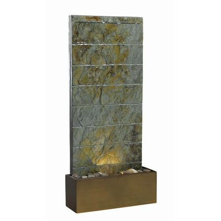 Kenroy Home Brook Natural Slate Indoor/Outdoor Floor Fountain