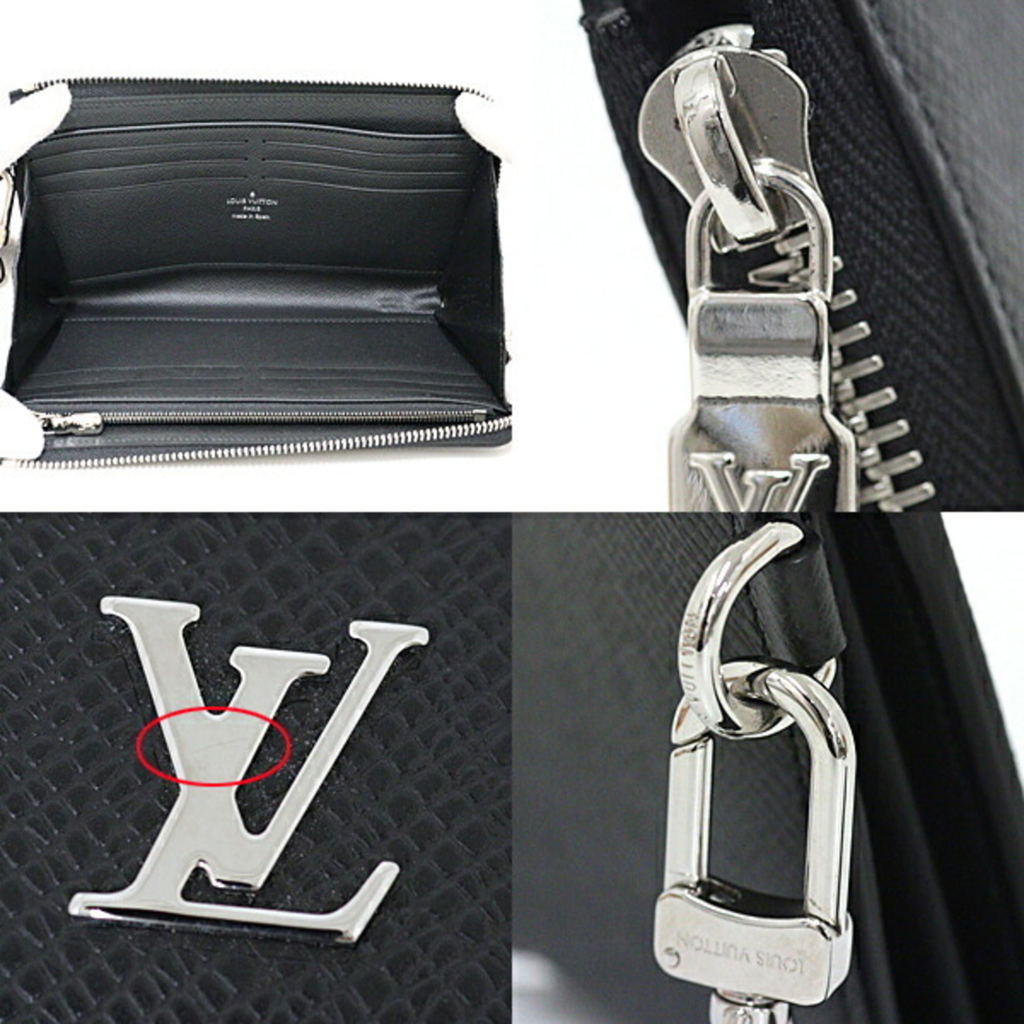 Louis Vuitton Zippy DRAGONNE, Black, One Size