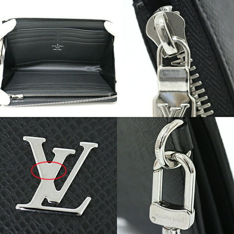 Authenticated used Louis Vuitton Zippy Dragonne L-Shaped Zipper Long Wallet M69409 Black Silver Hardware, Adult Unisex, Size: (HxWxD): 11cm x 19cm x