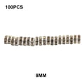 thumbnail image 1 of 100 Pieces Rhinestone Rondelles with Big Holes Charm Spacer Beads Jewelry Crystal Multi-colors Loose Bead for DIY Necklace Champagne, 1 of 8