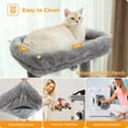 thumbnail image 3 of Pawz Road Cat Tree for Large Cats 56"Tall Cat Tower Condo with Scratching Post for Indoor Cats,Gray, 3 of 13