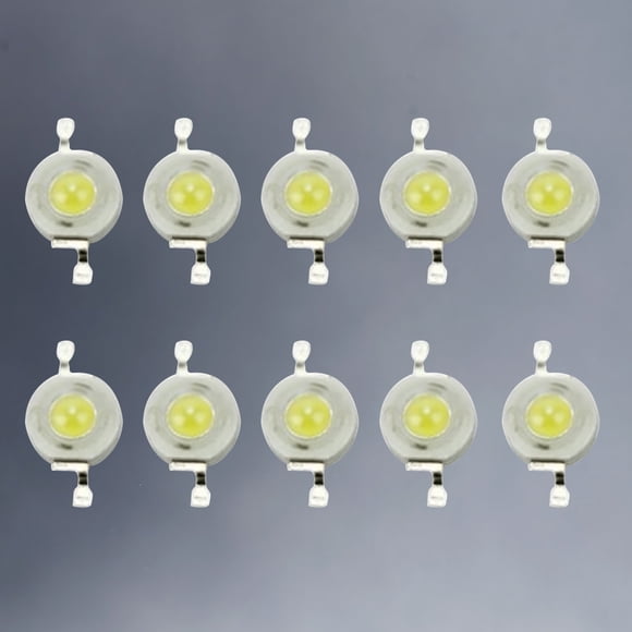 BRIGHTFUFU 10 Pcs Perles LED Universelles SMD Aluminium Blanc pour Éclairage d'Exposition