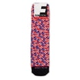 thumbnail image 3 of Function - Puerto Rican Flag Repeating Pattern Fashion Sock, 3 of 3