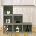 Way Basics Eco Stackable Storage Cube and Cubby Organizer, Grey