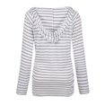 thumbnail image 4 of Femmes Maternité Sweat à Capuche Allaitement Haut d'Allaitement, 4 of 11