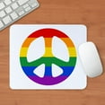 thumbnail image 3 of CafePress - Rainbow Flag Peace Mousepad - Non-slip Rubber Mousepad, Gaming Mouse Pad, 3 of 6