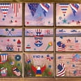 thumbnail image 4 of Pegatinas Para Decoración De Ventanas Del Día De La Independencia, Adhesivos Reutilizables Y Extraíbles Para Decoración De Ventanas De Coche Y Oficina En Casa 94 Uds. Speravity HA035065-00, 4 of 6