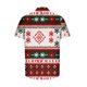 thumbnail image 5 of Camisas de Manga Larga para los Hombres Botón de Impresión de Navidad Blusa de Cuello Casual, Poliéster Ligero para la Fiesta de Primavera de Invierno, 5 of 5