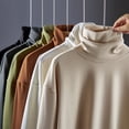 thumbnail image 4 of Mens Turtleneck Pullover Long Sleeve Jumper Blouse Tops Warm T-Shirt Undershirt, 4 of 8