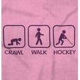 thumbnail image 2 of Crawl Walk Hockey Street Sign Humor Romper Boys or Girls Infant Baby Brisco Brands NB, 2 of 6