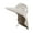 Beige, variant on Men Outdoor Hat with Neck Cover Large Brim Hollow Mesh Windproof Chin Strap Anti-UV Sunscreen Great Breathability Camping Fishing Travel Cap