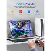 UPERFECT UMax 23 - 23.8 Portable Monitor, 4K UHD (3840*2160) 100%sRGB IPS Speakers USB-C HDMI Work Home Second Monitor W/180°Adjustable Stand for Laptop, PC, Phones, Tablet, PS5/4, Xbox, Switch