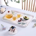 thumbnail image 3 of Riguas Snack Tray Floral Design Heat Resistant Display Melamine Cherry Blossom Pattern Dining Table Coffee Cup Plate for Kitchen, 3 of 8