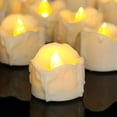 thumbnail image 5 of 12 Pack LED Tea Lights Candles , Flameless Candles Battery Operated Flickering Candle for Halloween,Christmas Mother's Day Anniversary Wedding Party -Warm White, 5 of 15