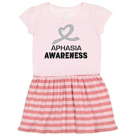 

Inktastic Aphasia Awareness Gift Toddler Girl Dress