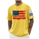 thumbnail image 1 of Tops para hombre, blusas y camisas de cuello redondo y manga corta para hombre, blusas casuales de cuello redondo con estampado de moda para hombre, blusas de cuello redondo y manga corta, camisas par, 1 of 5