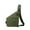 Green, variant on Bilqis Sling Bag Chest Backpack Casual Daypack Black Shoulder Crossbody Lightweight Anti Theft Outdoor Sport Travel Hiking Bag For Men Women