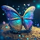 thumbnail image 1 of Pintura 5D DIY taladro redondo completo diamantes mariposa arte decoración del hogar (NH2917, 1 of 9