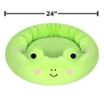 thumbnail image 3 of Squishmallows 24 inch Green Frog Pet Bed - Medium Ultra Soft Plush Pet Bed, 3 of 7