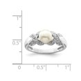 thumbnail image 2 of Sterling Silver Freshwater Cultured White Pearl Ring, 2 of 4