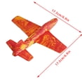 thumbnail image 4 of 2-Piece Foam Airplanes - 6.9" Throwing Glider Planes, Flying Styrofoam Airplane Toys for Boys & Girls, Outdoor Sports Play Toys Idea Gift for Birthday, 4 of 5