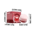 thumbnail image 3 of Fiudx Ofertas De La Semana Jelly Lip Paste Matte Mist Velvet Lip Gloss Brillo De Labios Crema Colorete Fácil De Colorear, 3 of 3