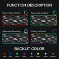 thumbnail image 5 of Large RGB Gaming Mouse Pad Led Glowing Mousepad Non-Slip Rubber Base 13 Light Modes 35.4x15.7 Line Cloud, 5 of 6