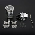 thumbnail image 5 of Rotary Candle Holder Metal Spinning Tea Light Cup Romantic Candlestick Ornament, 5 of 21