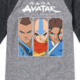 thumbnail image 3 of Avatar - The Last Airbender - Sokka Aang Katara - Youth Raglan Graphic T-Shirt, 3 of 5