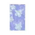 thumbnail image 1 of YFYANG Absorbent Towel, Soft Skin-Friendly Purple Simple Line Flower Washcloth Bath Towel, Suitable for All Skin, 27.5 x 16-inch, 1 of 7