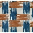 thumbnail image 4 of oneOone Organic Cotton Poplin Twill Fabric Brush Stroke Ikat Printed Fabric 1 Yard 42 Inch Wide, 4 of 4