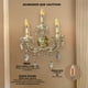 thumbnail image 2 of Lámpara de Pared en Cristal Cortado María Theresa de 3 Luces Gamalux MA THERESA CLASICO, 2 of 9