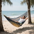 thumbnail image 5 of Hanging Hammock Portable Travel Camping For Outdooor Beach Camping Hiking Dark Blue Background, 5 of 8